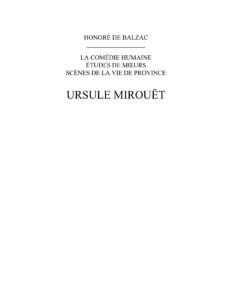 Ursule Mirouet