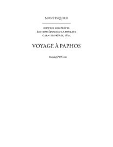 Voyage A Paphos