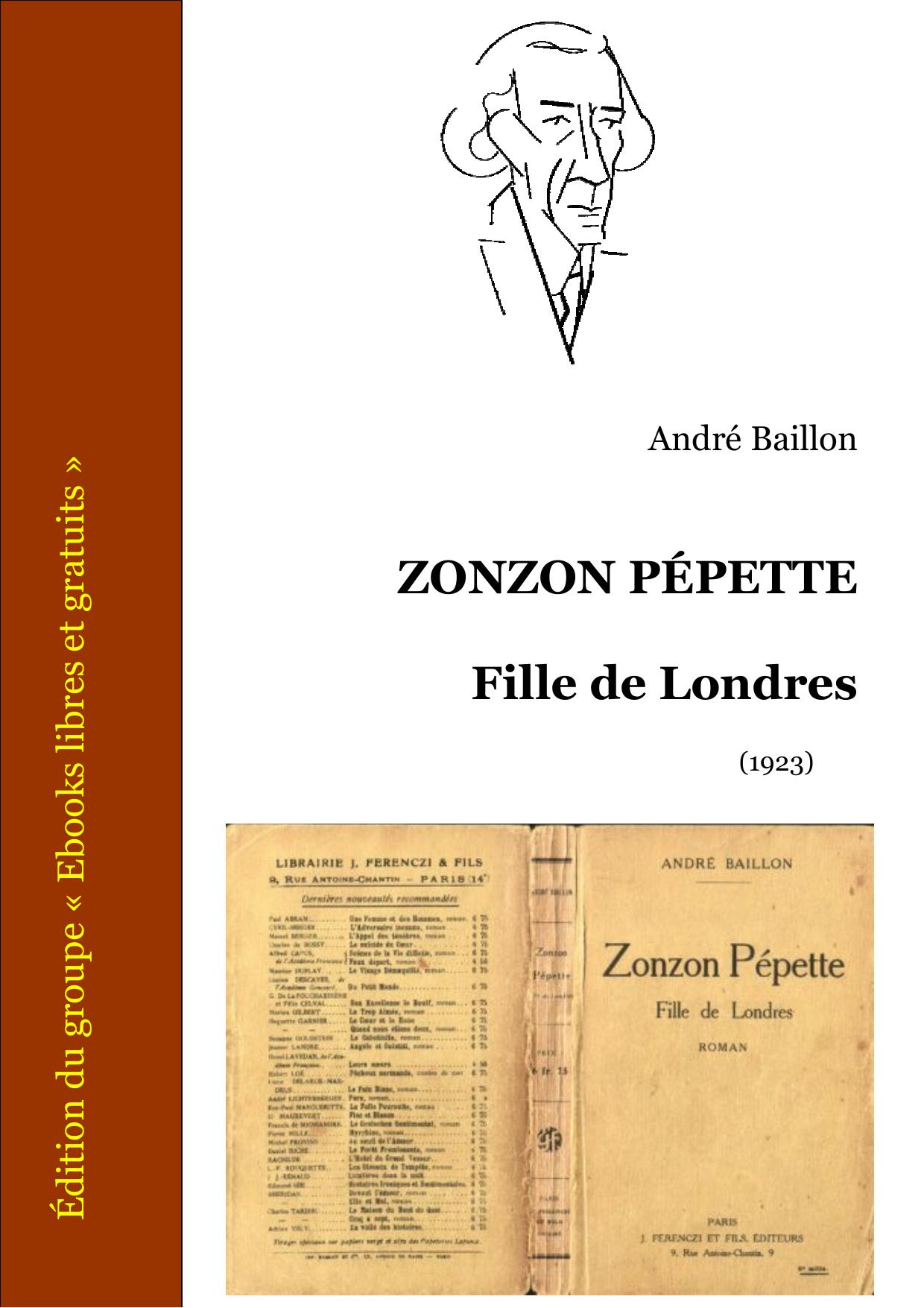 Zonzon Pepette Fille De Londres