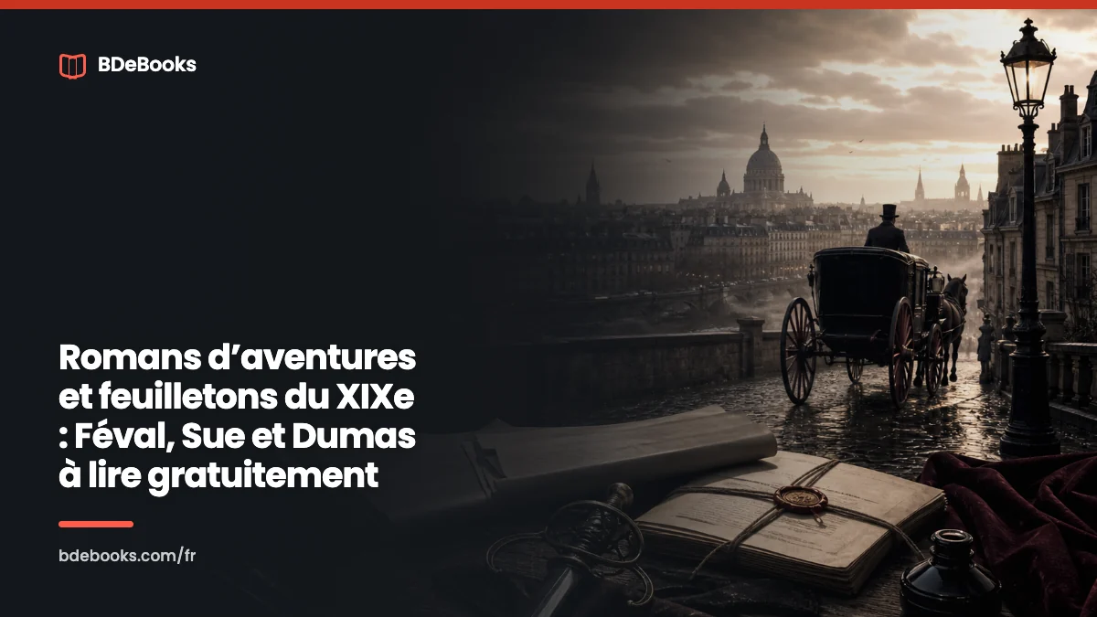 Romans d’aventures et feuilletons du XIXe : Féval, Sue et Dumas à lire gratuitement