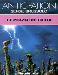1225-Le Puzzle de Chair by Serge Brussolo, book cover
