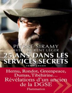 25 ans dans les services secrets, couverture du livre
