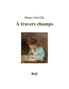 À travers champs, couverture du livre