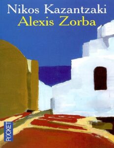 Alexis Zorba by Nikos Kazantzakis, book cover