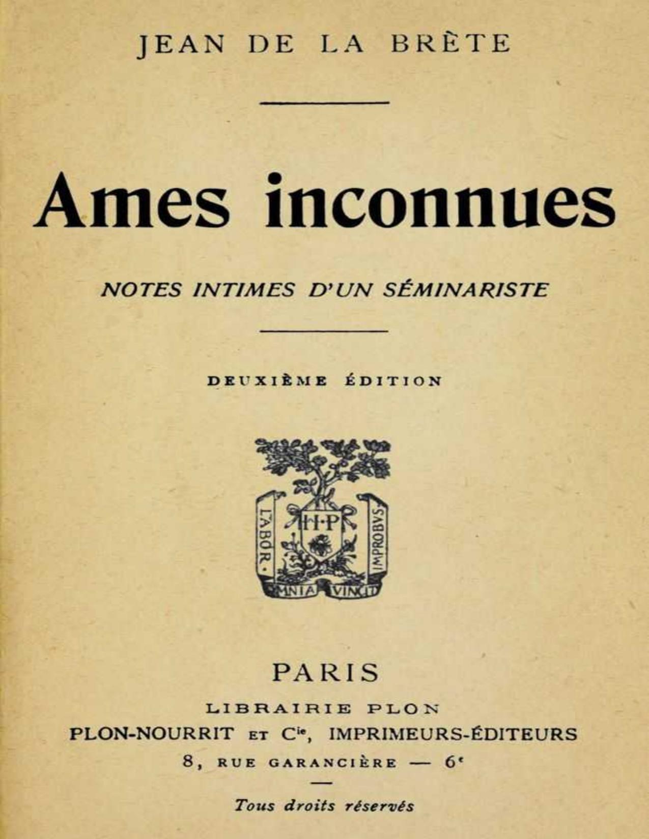 Ames Inconnues