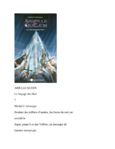 Arielle Queen 7, couverture du livre