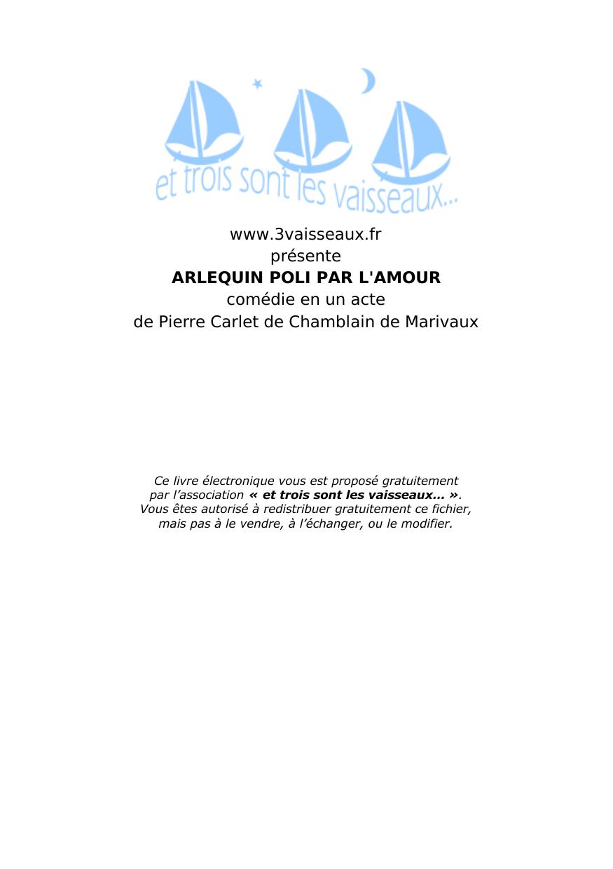 Arlequin Poli Par LAmour