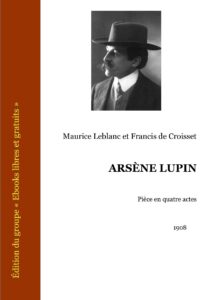 Arsène Lupin, couverture du livre