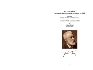 Au XXIXe siècle. La journée d’un journaliste américain en 2889 by René Paul, book cover