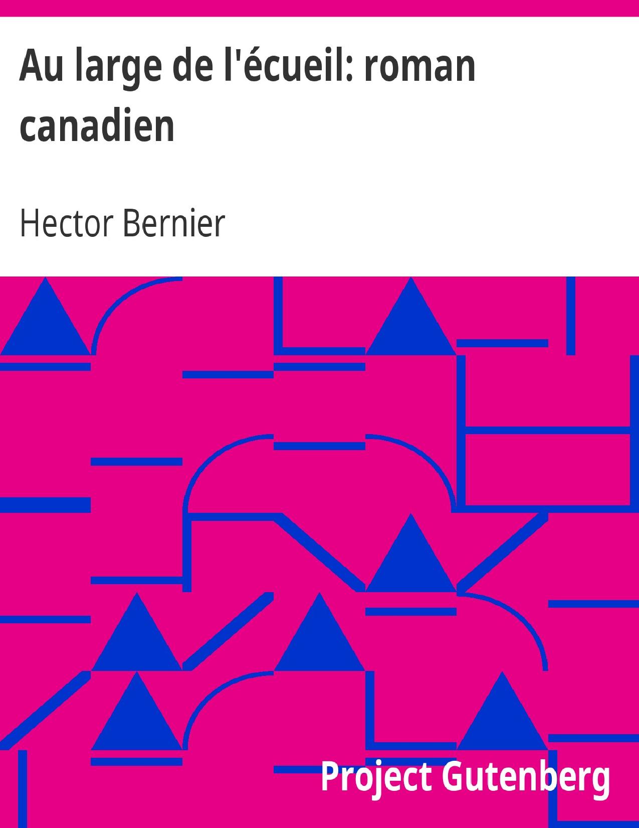 Au Large De Lecueil Roman Canadien