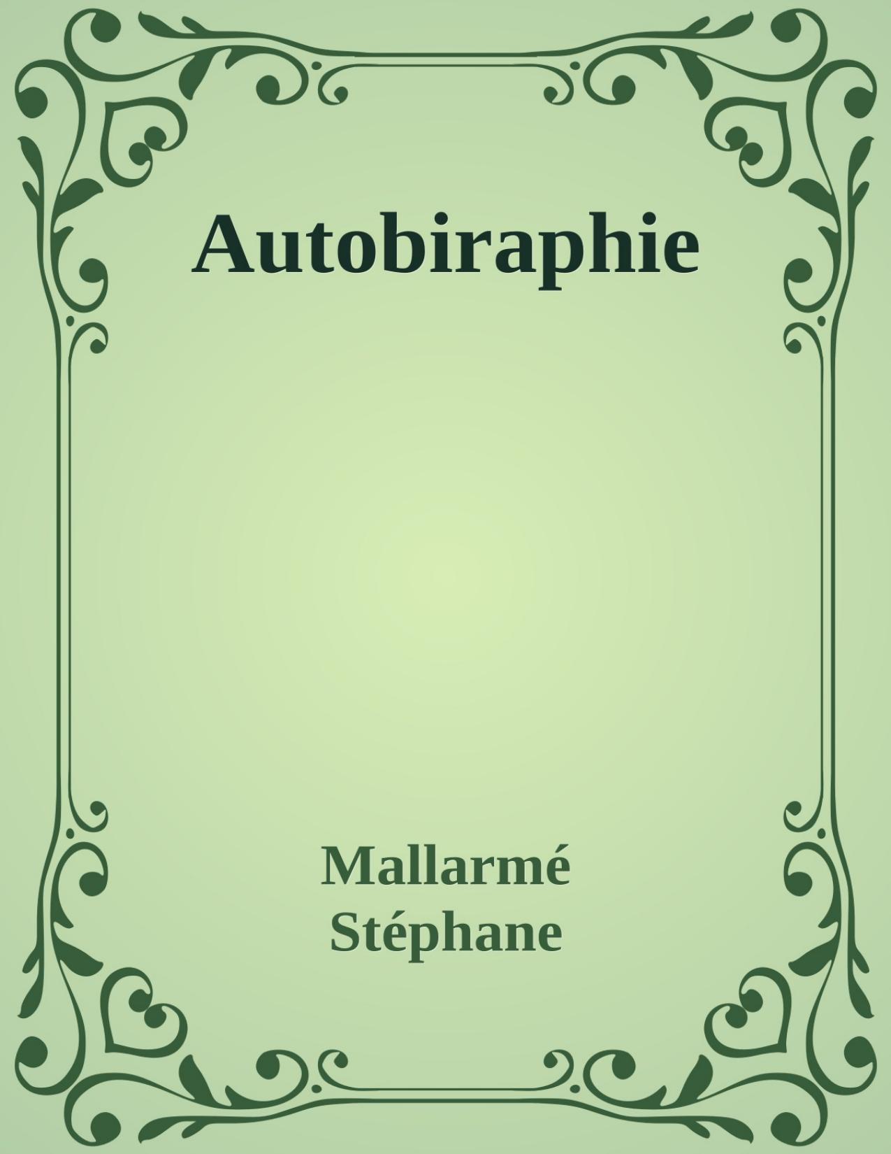 Autobiraphie