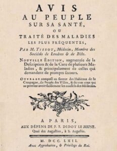 Avis au peuple sur sa santé / ou traité des maladies les plus fréquentes by S. A. D. Tissot, book cover