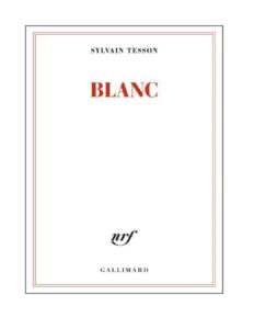 Blanc, couverture du livre