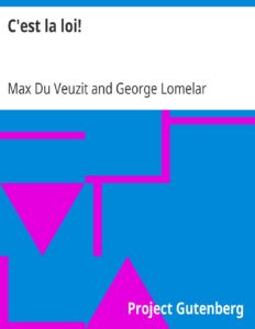C&rsquo;est la loi!, couverture du livre