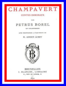 Champavert: contes immoraux, couverture du livre