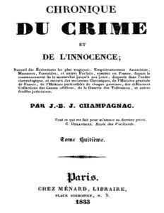 Chronique Du Crime Et De Linnocence Tome 88 Recueil Des
