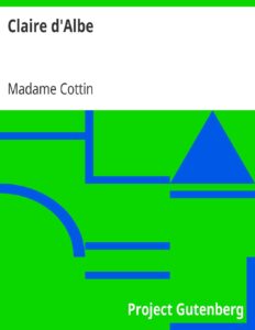 Claire d&rsquo;Albe, couverture du livre