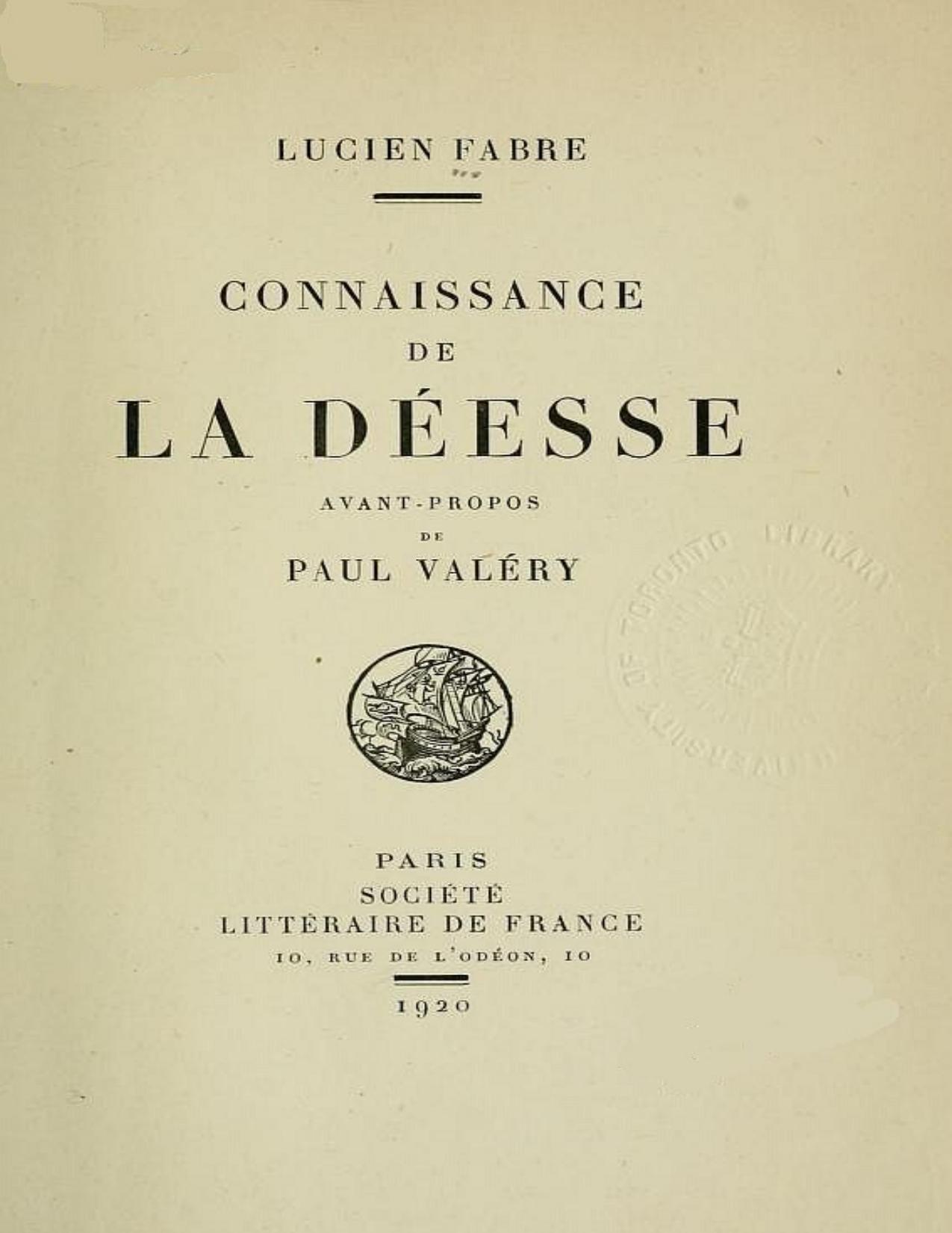 Connaissance De La Deesse
