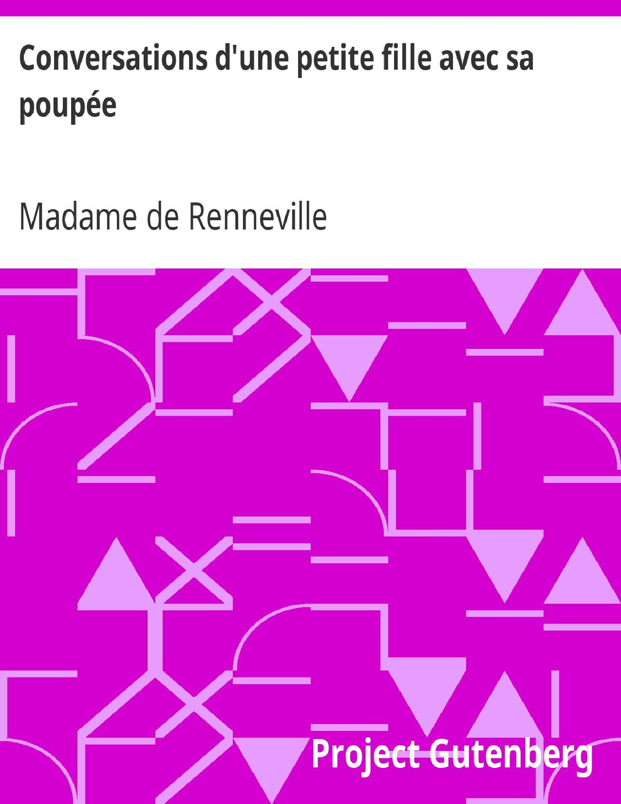 Conversations Dune Petite Fille Avec Sa Poupee Suivies De