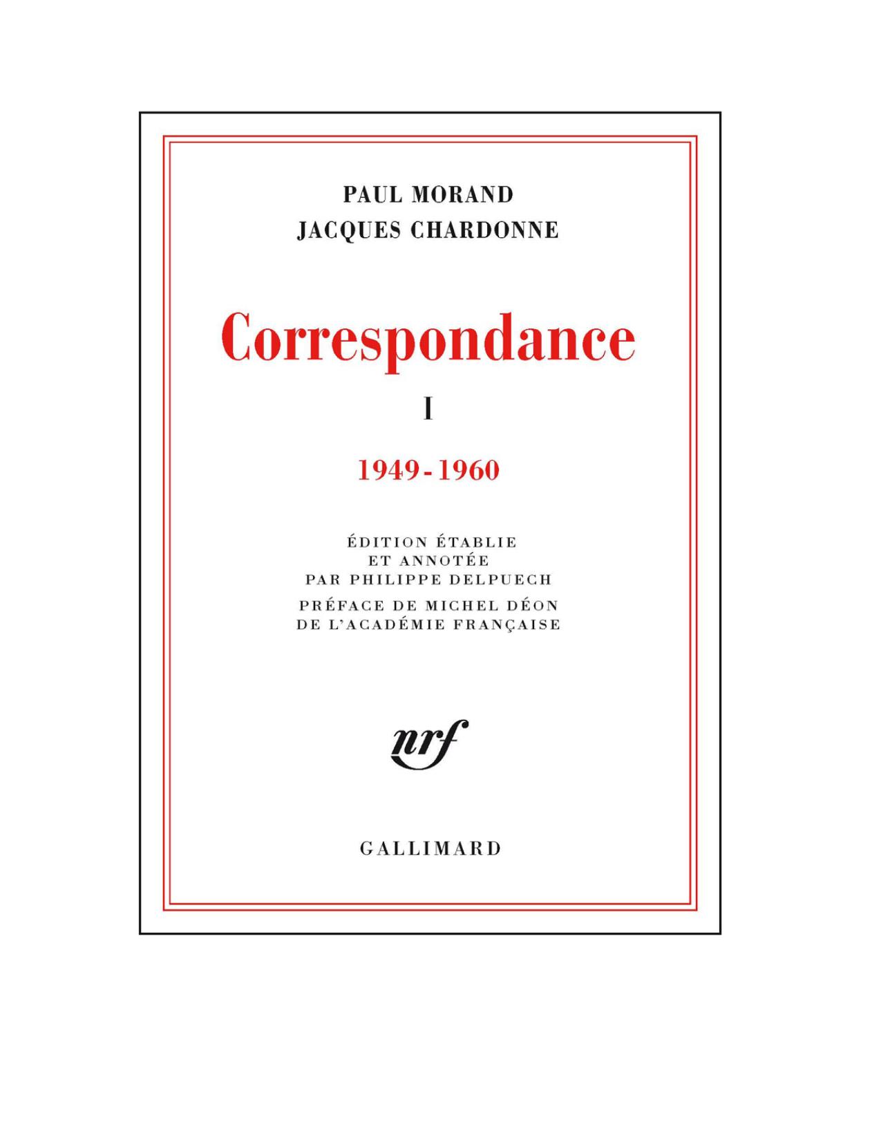 Correspondance