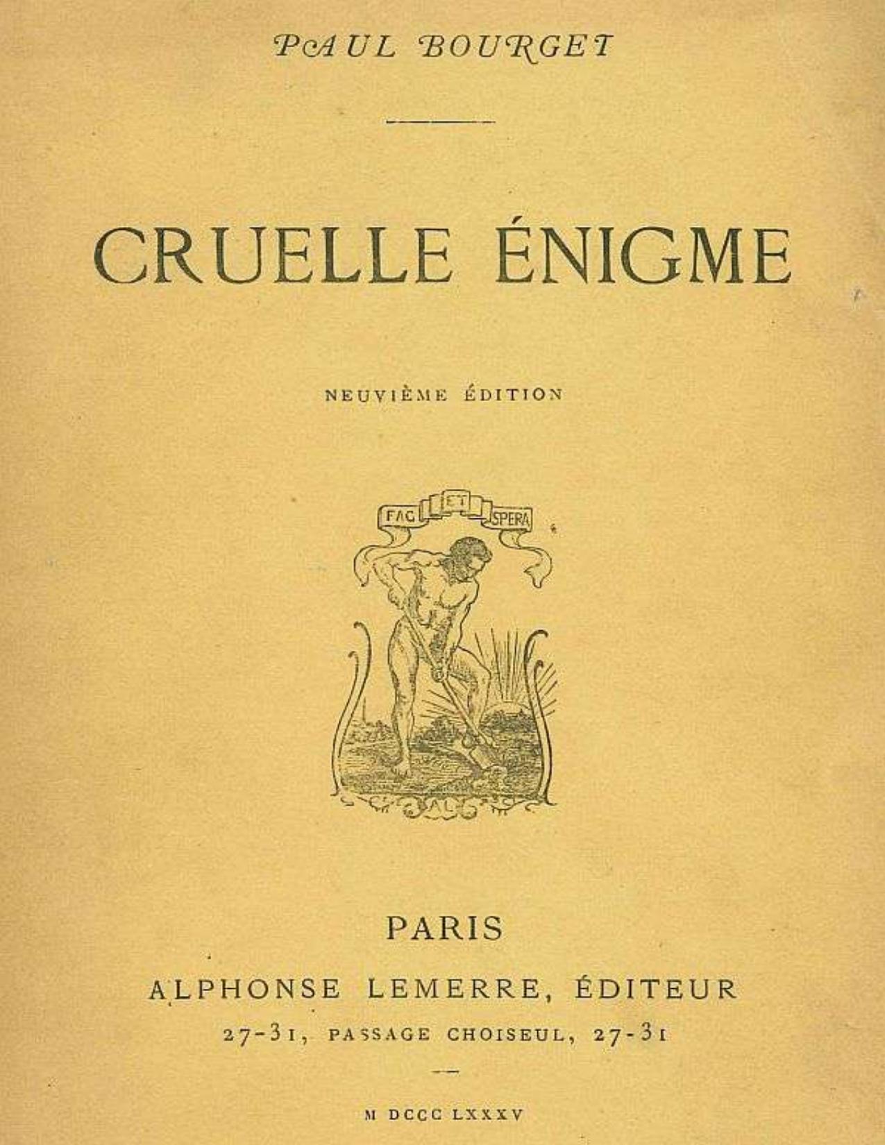 Cruelle Enigme