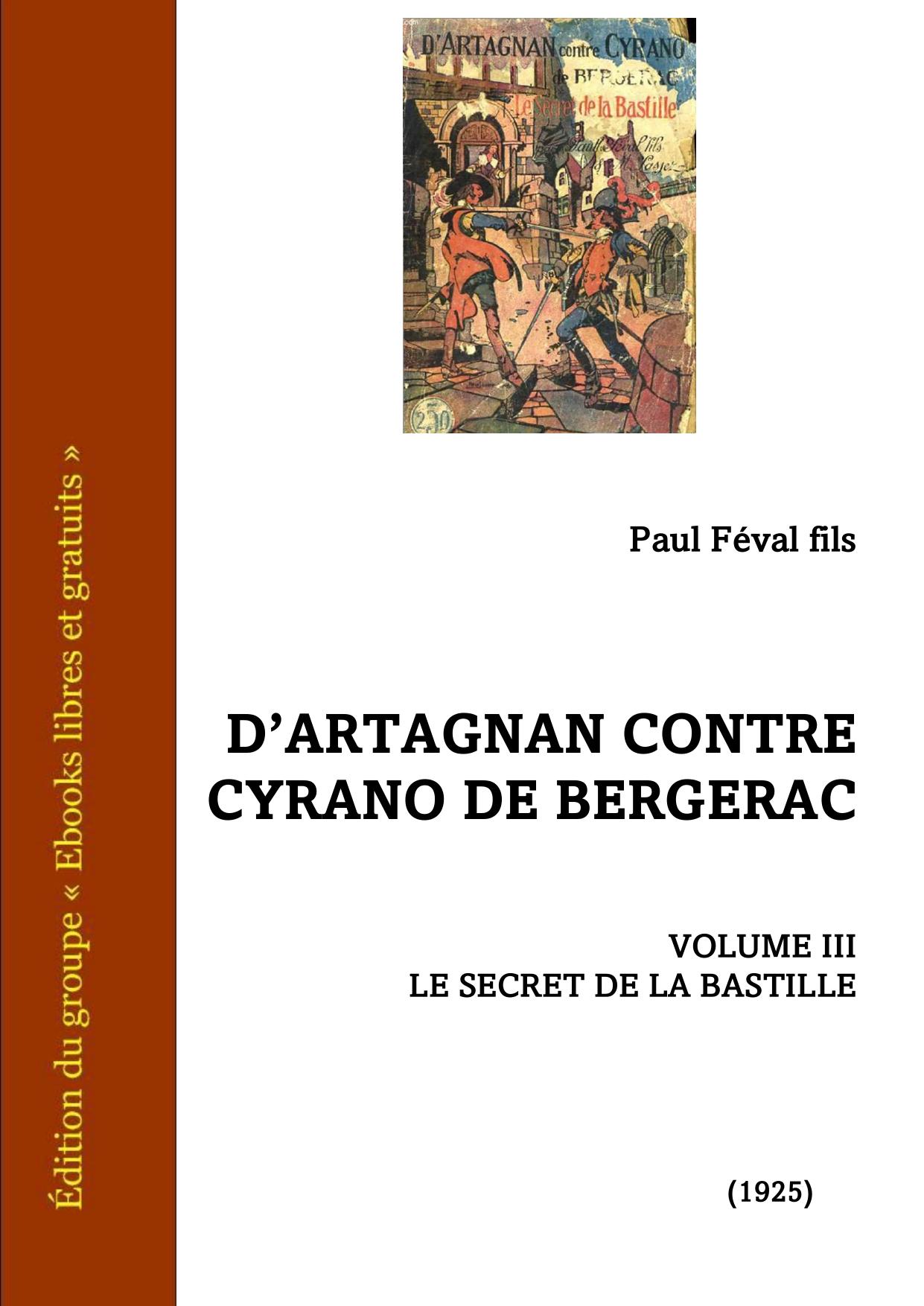 DArtagnan Contre Cyranno De Bergerac 3 Le Secret De La Ba