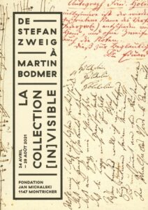De Stefan Zweig à Martin Bodmer – La collection (in)visible – 150dpi, couverture du livre