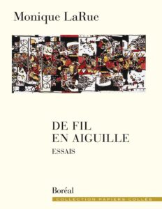 De fil en aiguille by Monique Larue, book cover