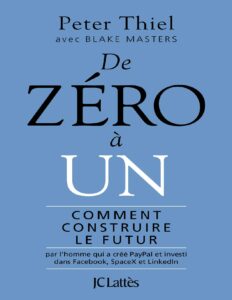 De zéro à un, couverture du livre