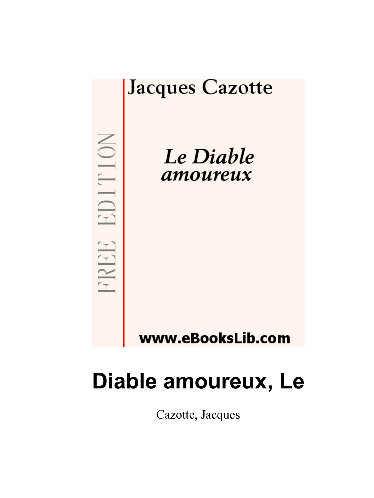 Diable Amoureux Le