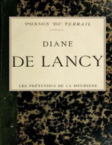 Diane de Lancy; Les pretendus de la meunière, couverture du livre
