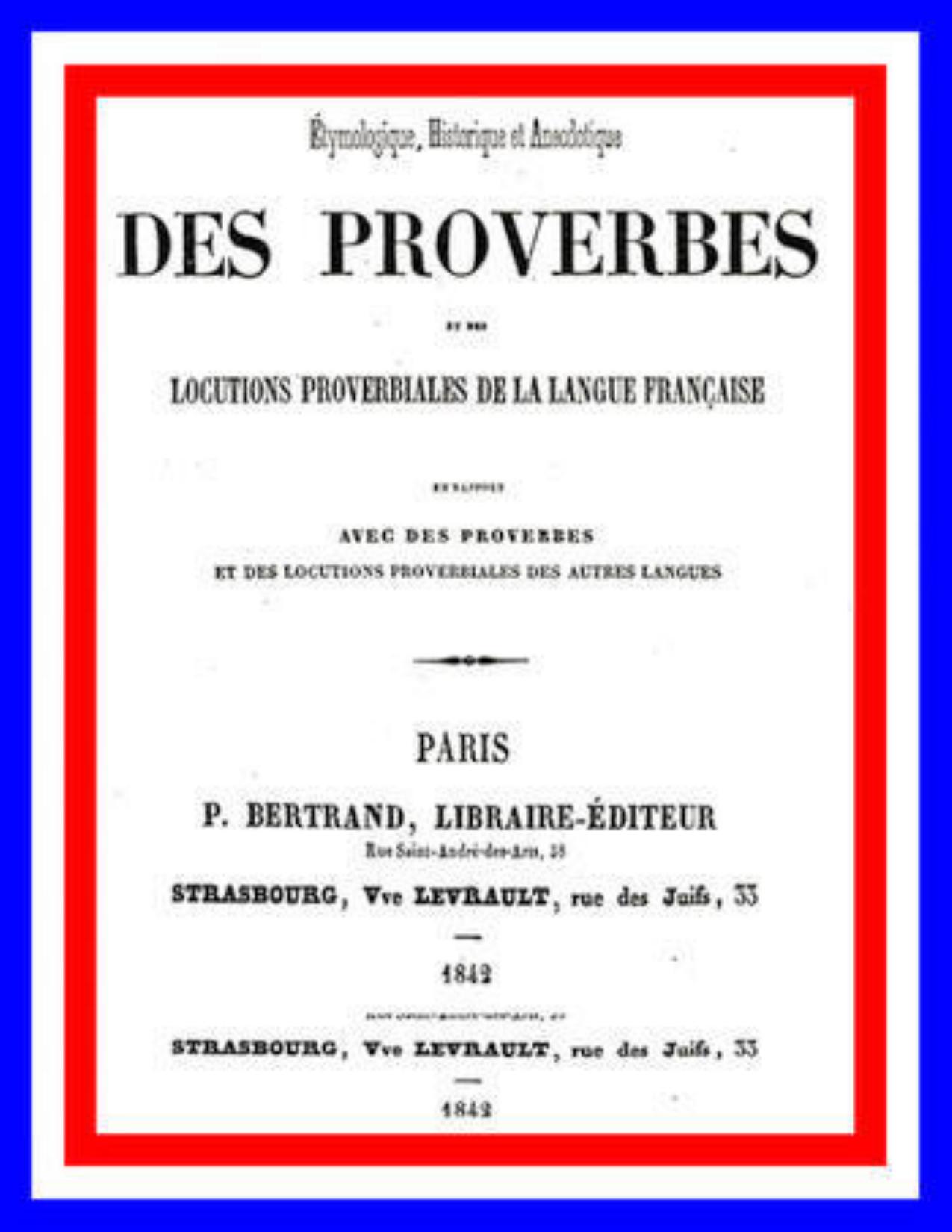 Dictionnaire Etymologique Historique Et Anecdotique Des Pro