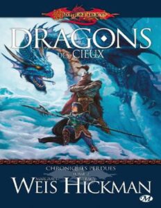 Dragonlance – Chroniques perdues, tome 2 : Dragons des cieux by Margaret Weis, book cover