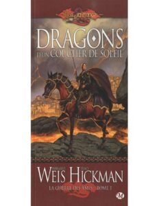 Dragons D’Un Coucher De Soleil by Margaret Weis, book cover
