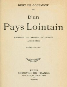 D&rsquo;un pays lointain: Miracles; Visages de femmes; Anecdotes, couverture du livre