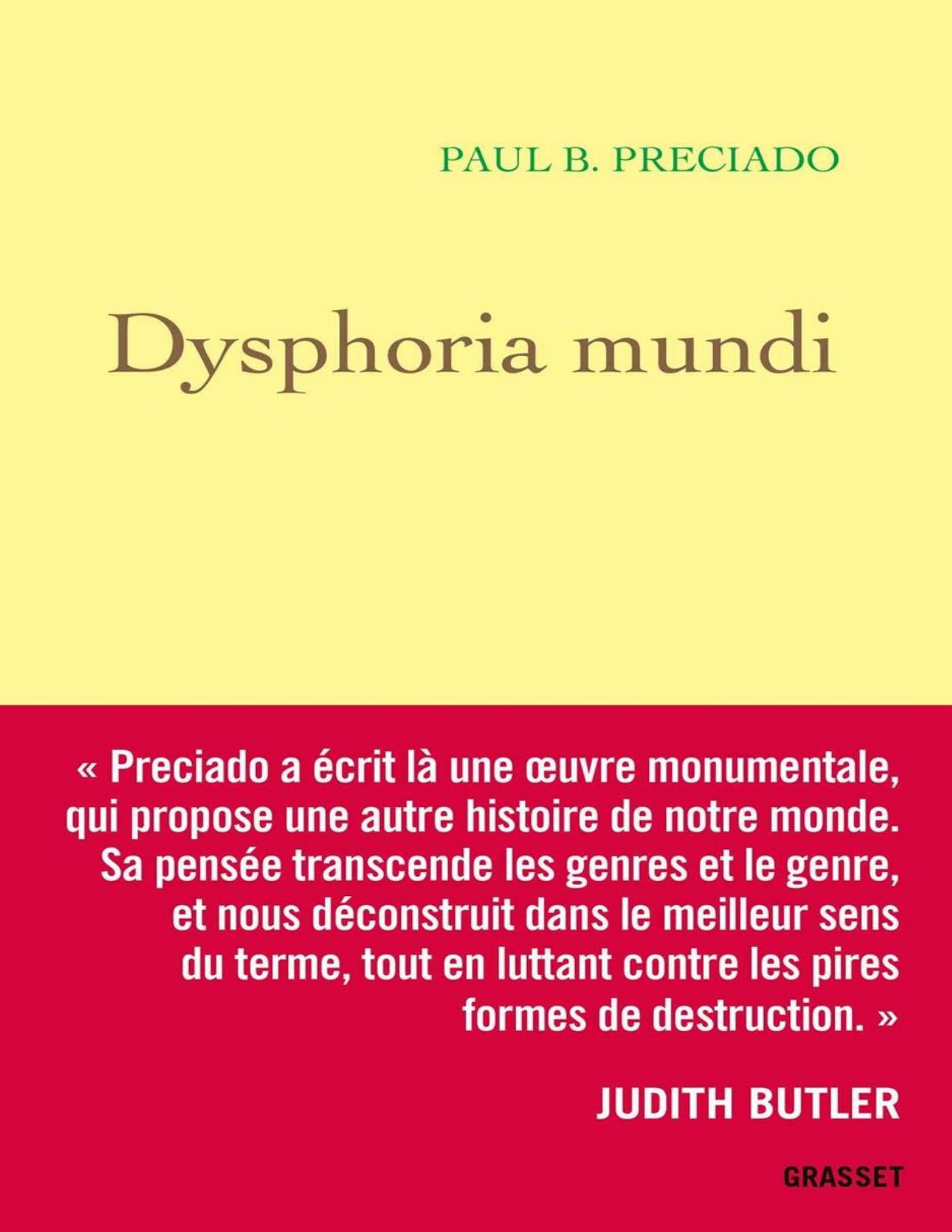 Dysphoria Mundi Essai Francais French Edition