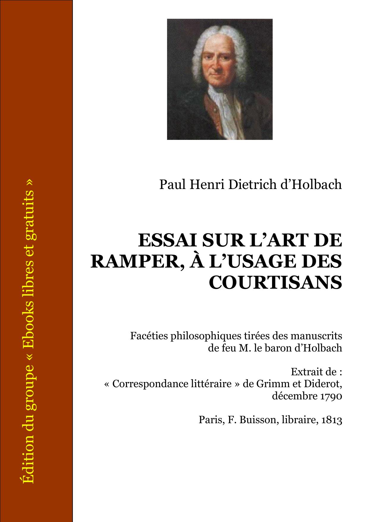 ESSAI SUR LART DE RAMPER A LUSAGE DES COURTISANS