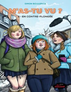 En contre-plongée by Simon Boulerice, book cover
