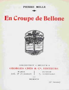 En croupe de Bellone, couverture du livre
