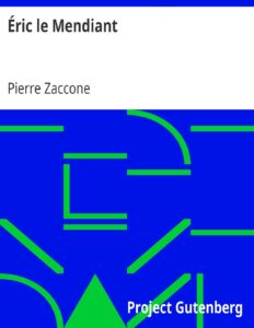 Éric le Mendiant, couverture du livre
