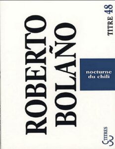 Etoile distante by Roberto Bolaño, book cover