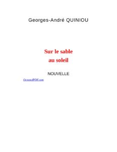 Georges-André Quiniou by PC-TORTUE, book cover
