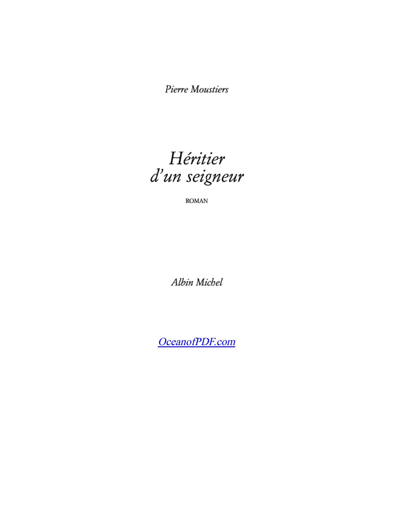 Heritier Dun Seigneur