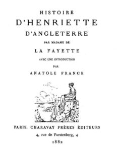 Histoire DHenriette DAngleterre