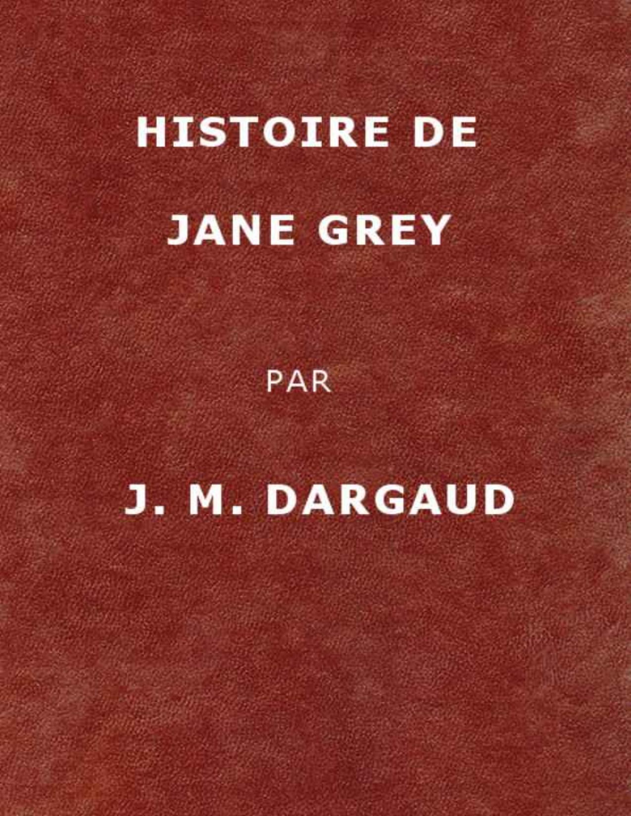 Histoire De Jane Grey