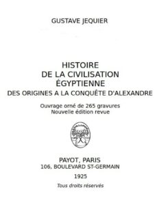 Histoire De La Civilisation Egyptienne Des Origines A La Con