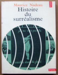 Histoire du surréalisme, couverture du livre