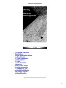 Histoires Desobligeantes