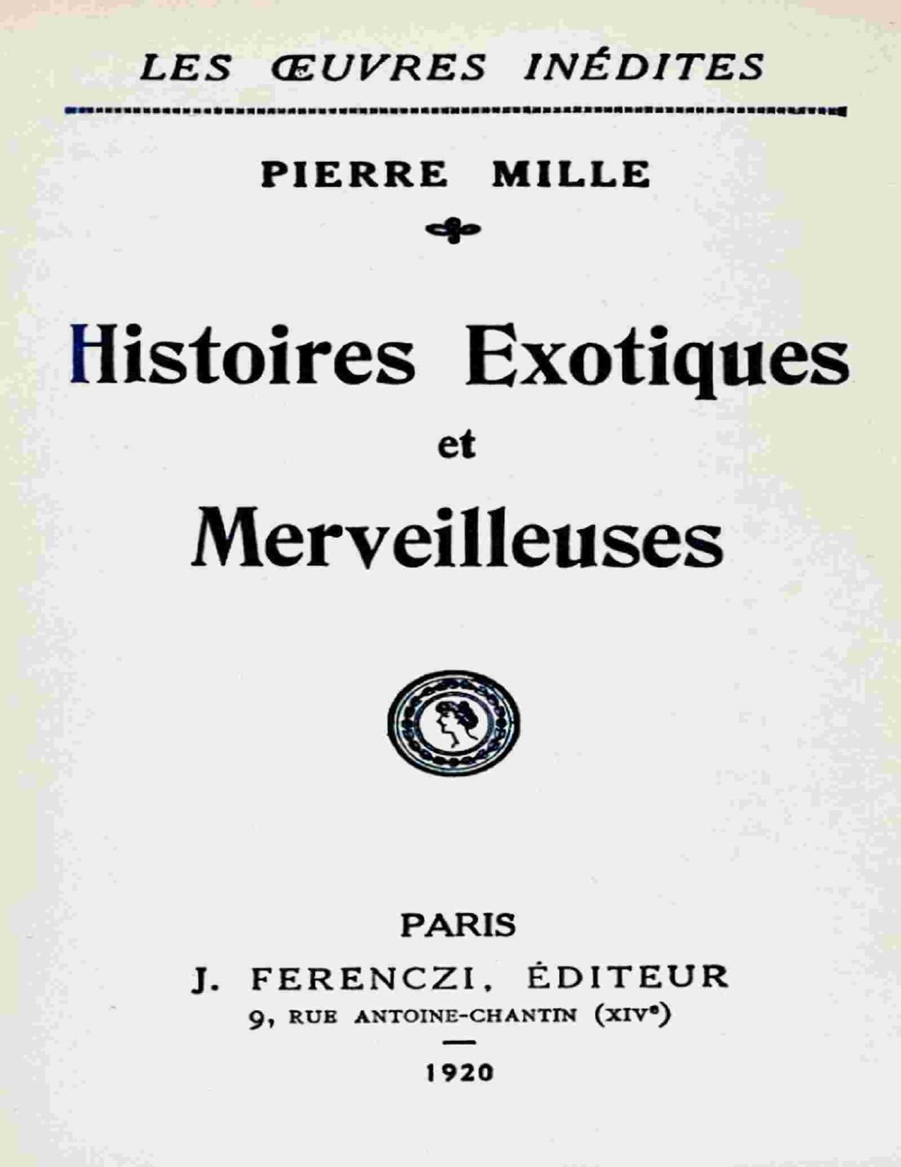 Histoires Exotiques Et Merveilleuses