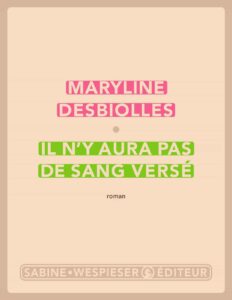 Il n&rsquo;y aura pas de sang versé, couverture du livre